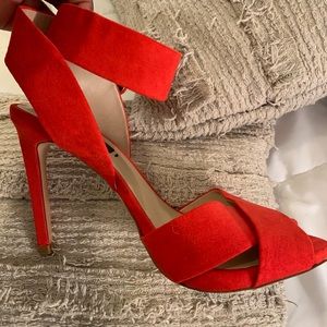 ZARA Red Strap sandals